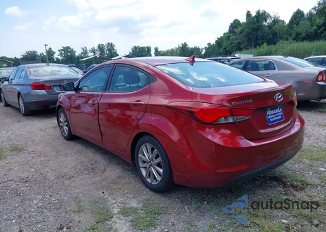 2014 Hyundai Elantra Se z USA, uszkodzony, nr VIN 5NPDH4AE4EH480355